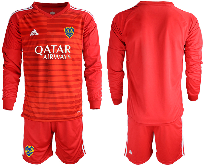 2020-21 Boca Juniors red goalkeeper long sleeve soccer jerseys