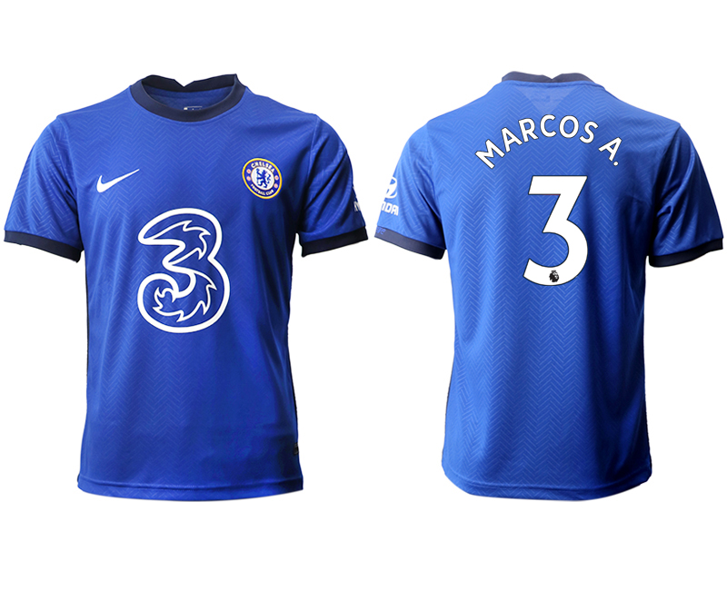 2020-21 Chelsea FC home aaa version 3# MARCOSA. soccer jerseys
