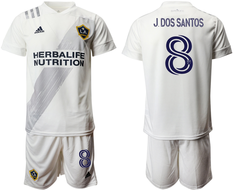 2020-21 Los Angeles Galaxy 8 J.DOS SANTOS Home Soccer Jersey