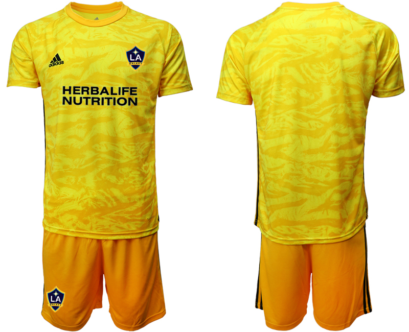 2020-21 Los Angeles Galaxy Yellow Goalkeeper Soccer Jersey