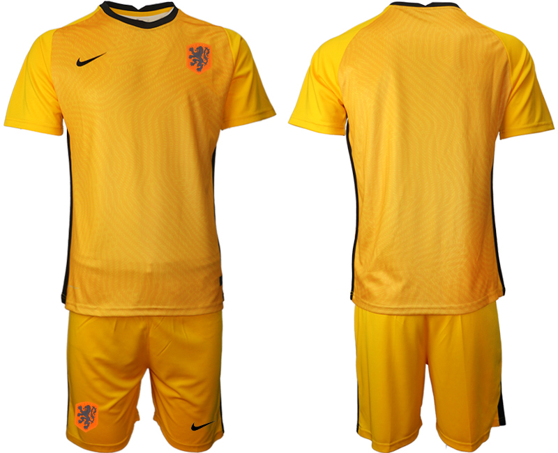 2020-21 Netherlands yellow goalkeeper soccer jerseys