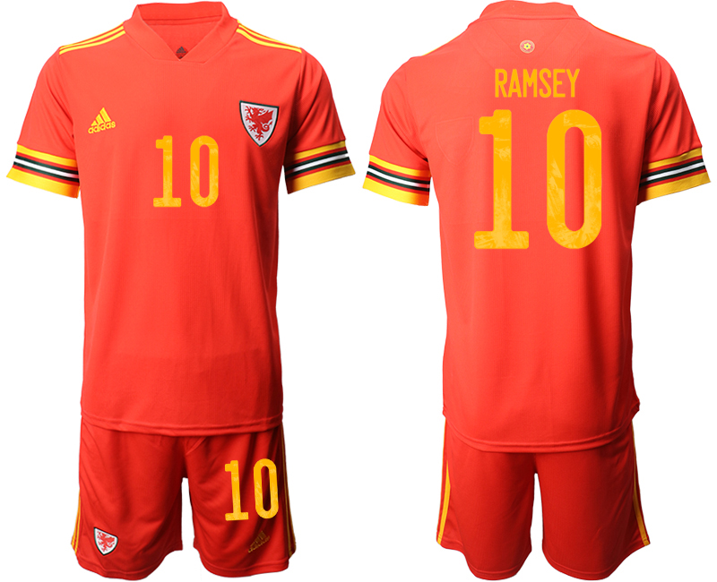 2020-21 Wales home 10# RAMSEY soccer jerseys