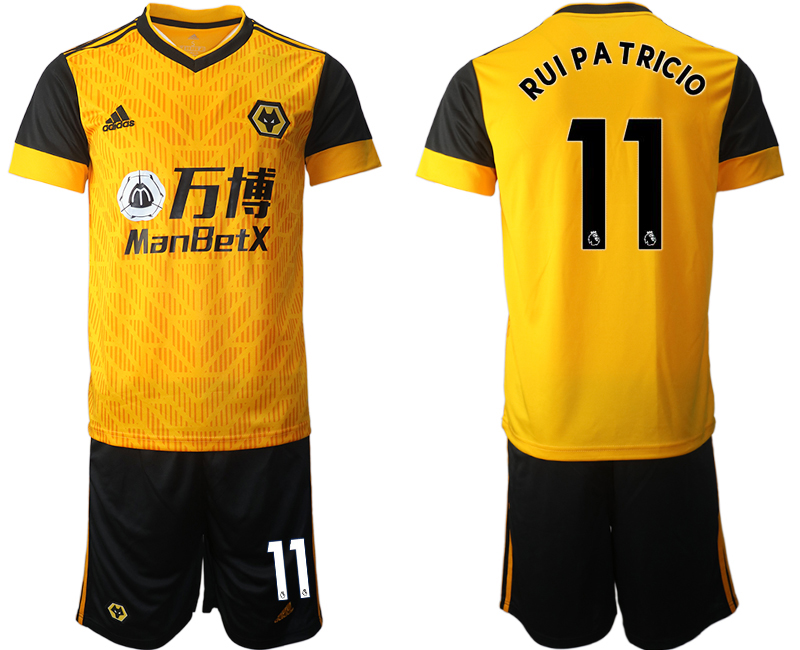 2020-21 Wolverhampton Wanderers home 11# RUI PATRICIO soccer jerseys