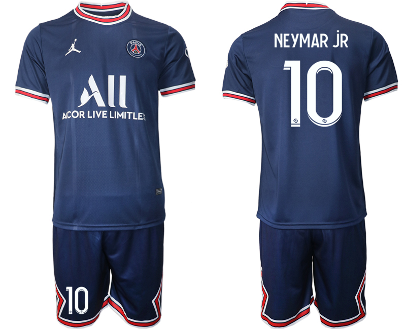 2021-22 Paris Saint-Germain home 10# NEYMAR JR soccer jerseys