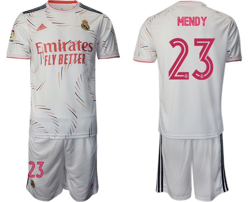 2021-22 Real Madrid home 23# MENDY soccer jerseys