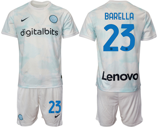2022-2023 Inter Milan 23 BARELLA away jerseys Suit