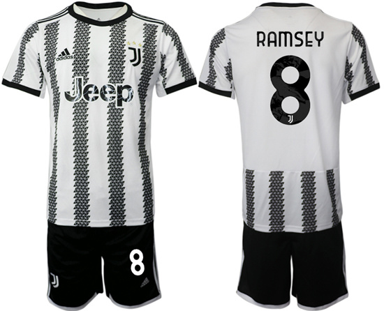 2022-2023 Juventus FC 8 RAMSEY home jerseys Suit