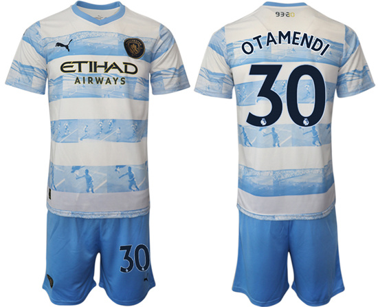 2022-2023 Manchester City 30 OTAMENDI training jerseys Suit