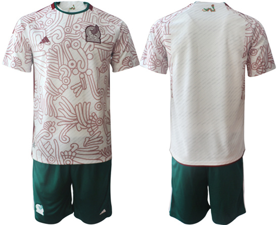 2022-2023 Mexico Blank away jerseys Suit