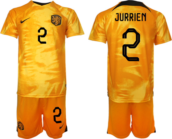 2022-2023 Netherlands 2 JURRIEN home jerseys Suit