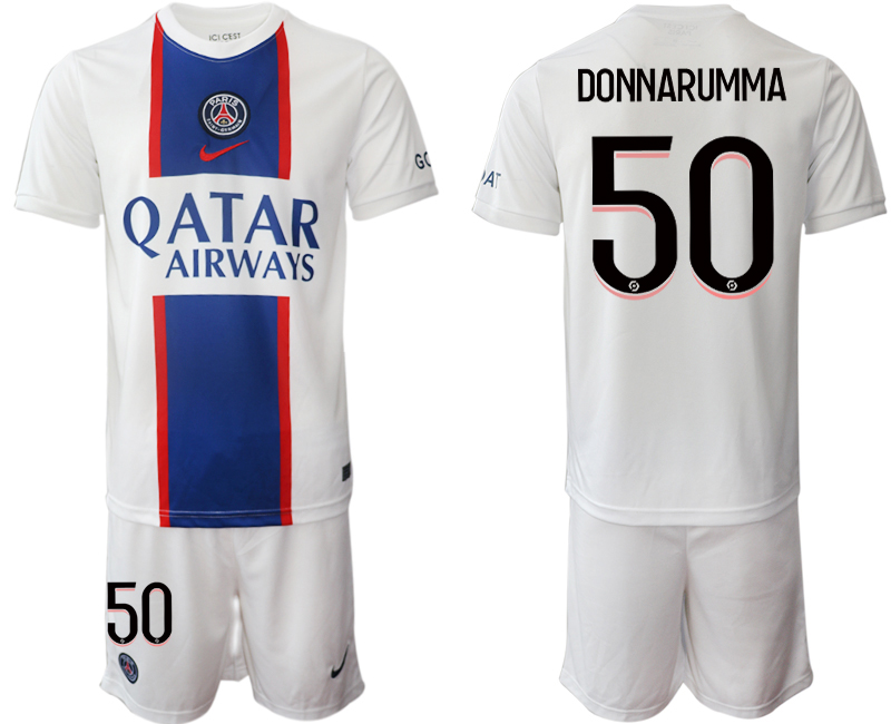 2022-2023 Paris saint germain 50 DONNARUMMA Secend away jerseys Suit