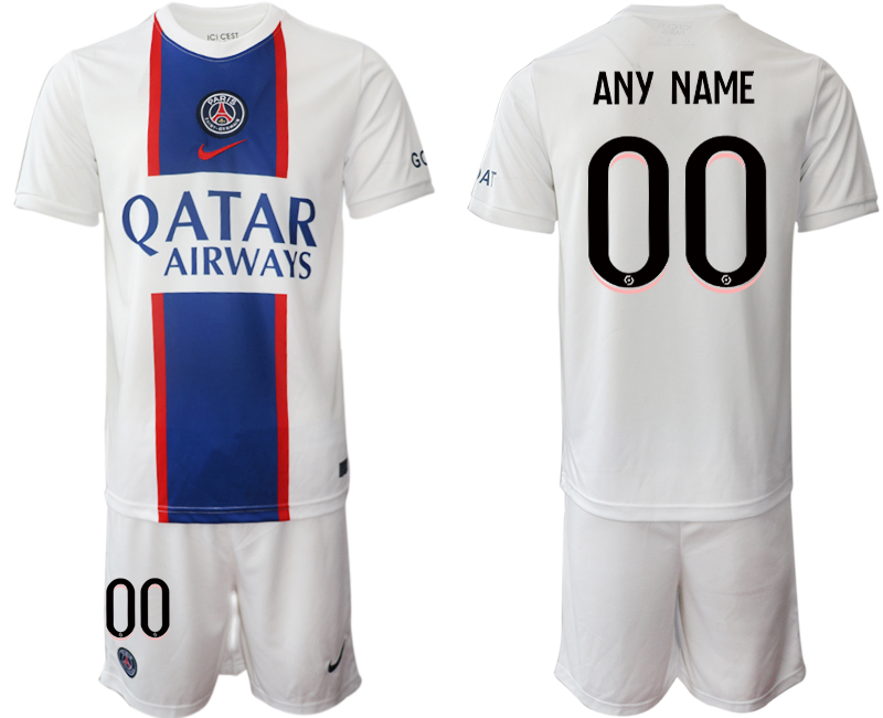 2022-2023 Paris saint germain Custom Secend away jerseys Suit