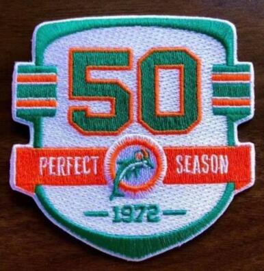 Miami Dolphins 50th Perfect Season Patch