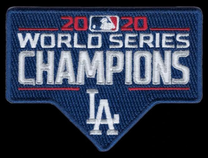 Los Angeles Dodgers 2020 World Series Champions Collector Patch