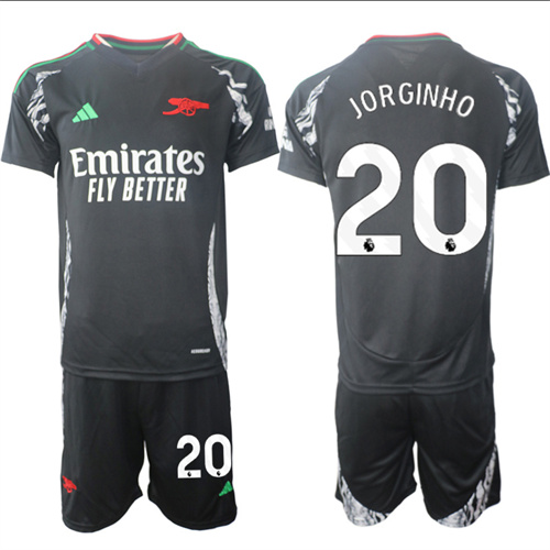Men's Arsenal Away 20# JORGINHO 2024-25 Suit Soccer Jerseys