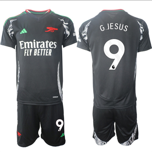 Men's Arsenal Away 9# G.JESUS 2024-25 Suit Soccer Jerseys