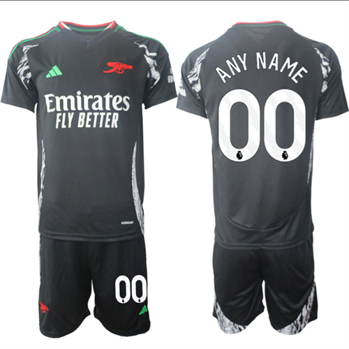 Men's Arsenal Away any name 2024-25 Suit Soccer Jerseys