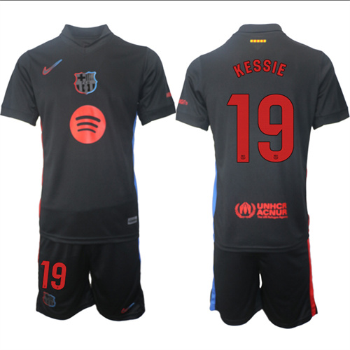 Men's FC Barcelona Away 19# LAMINE YAMAL 2024-25 Suit Soccer Jerseys