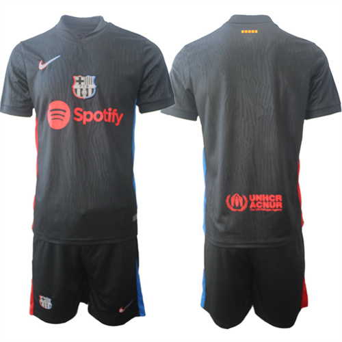Men's FC Barcelona Away Custom Or Blank 2024-25 Suit Soccer Jerseys