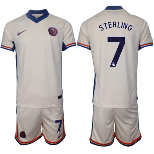 Men's Chelsea away 7# STERLING 2024-25 Suit Soccer Jerseys