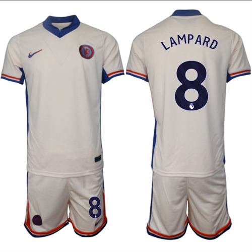 Men's Chelsea away 8# LAMPARD 2024-25 Suit Soccer Jerseys