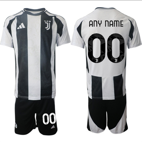 Men's Juventus FC home any name 2024-25 Suit Soccer Jerseys