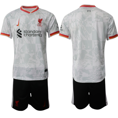 Men's Liverpool Second away Kit Custom Or Blank 2024-25 Suit Soccer Jerseys