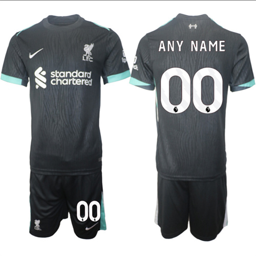 Men's Liverpool away any name 2024-25 Suit Soccer Jerseys