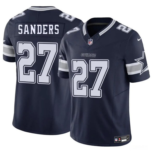 Men's Dallas Cowboys #27 Miles Sanders Navy 2025 F.U.S.E. Vapor Untouchable Limited Football Stitched Jersey