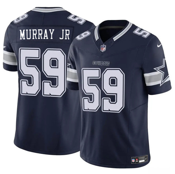 Men's Dallas Cowboys #59 Kenneth Murray Jr. Navy 2025 F.U.S.E. Vapor Untouchable Limited Football Stitched Jersey