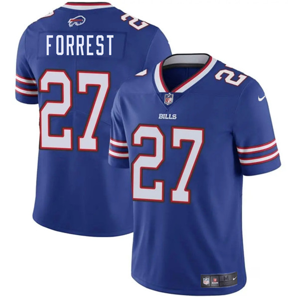 Men's Buffalo Bills #27 Darrick Forrest Blue 2025 Vapor Untouchable Limited Football Stitched Jersey