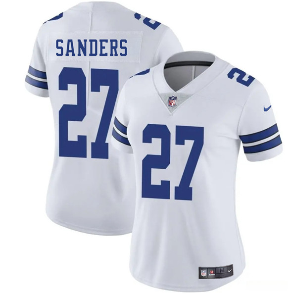 Women's Dallas Cowboys #27 Miles Sanders White 2025 Vapor Untouchable Limited Football Stitched Jersey(Run Small)