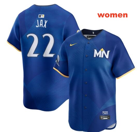 Women Griffin Jax Minnesota Twins #22 City Connect Limited Jersey