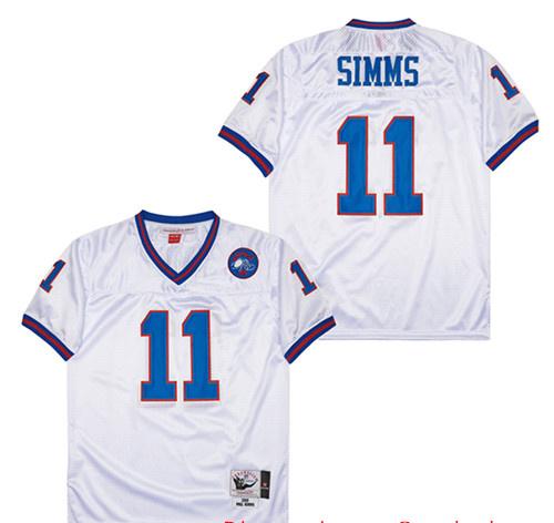 Mitchell And Ness Bills #11 Throwback Stitched NFL Jersey 2