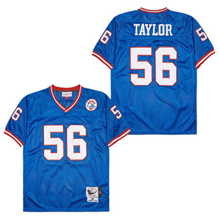 Mitchell And Ness Bills #56 Throwback Stitched NFL Jersey 1