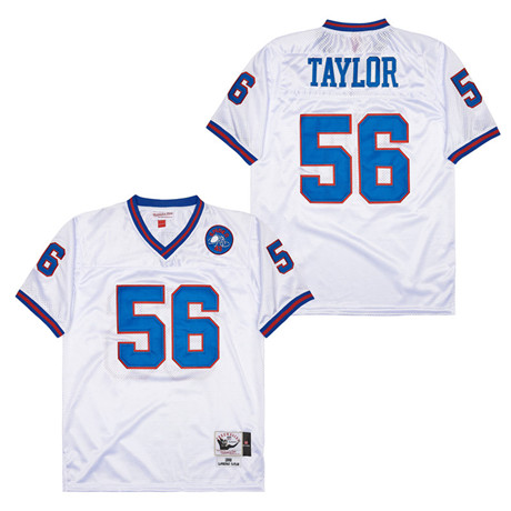 Mitchell And Ness Bills #56 Throwback Stitched NFL Jersey 3