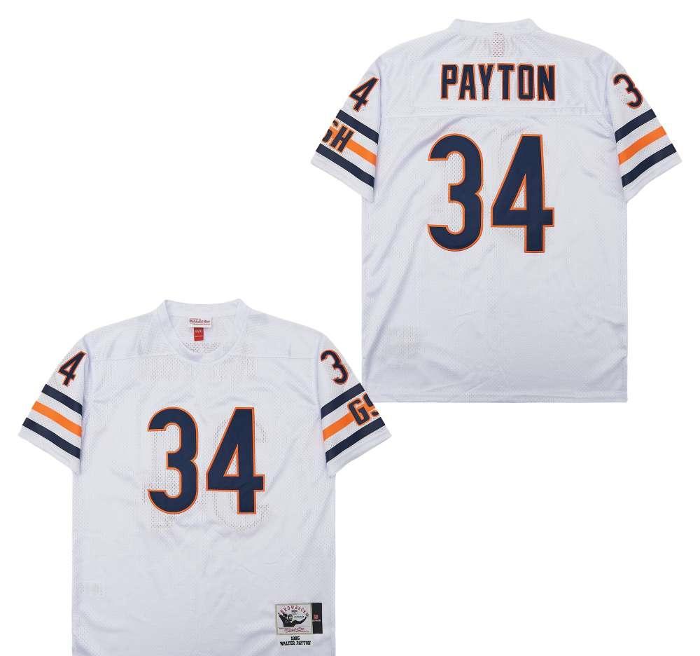Mitchell&Ness Bears #34 Throwback Men's Throwback Stitched NFL Jerseys 1