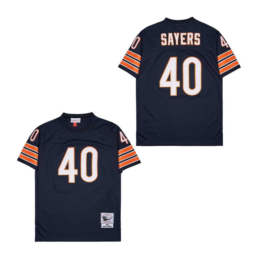 Mitchell&Ness Bears #40 Throwback Men's Throwback Stitched NFL Jerseys 6