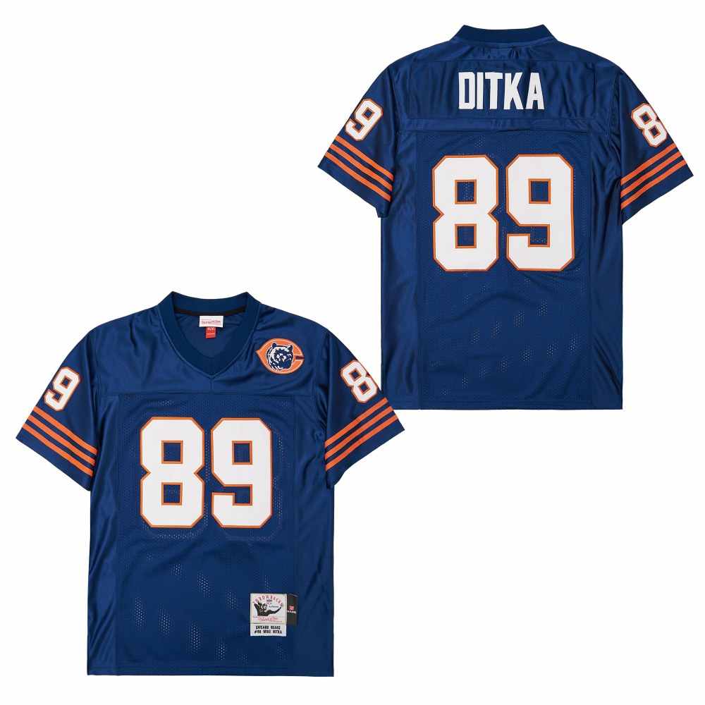 Mitchell&Ness Bears #89 Throwback Men's Throwback Stitched NFL Jerseys