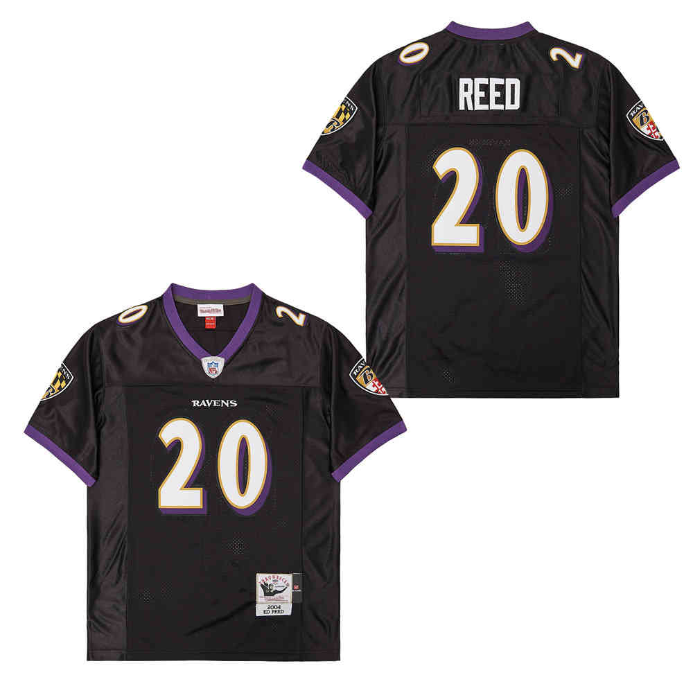 Mitchell&Ness Ravens #20 M&N Throwback Jersey 3
