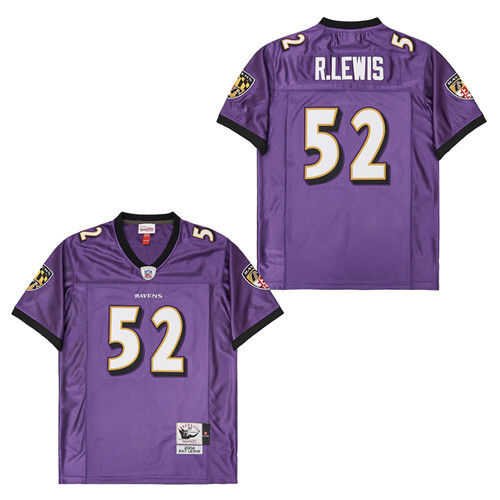 Mitchell&Ness Ravens #52 M&N Throwback Jersey 3