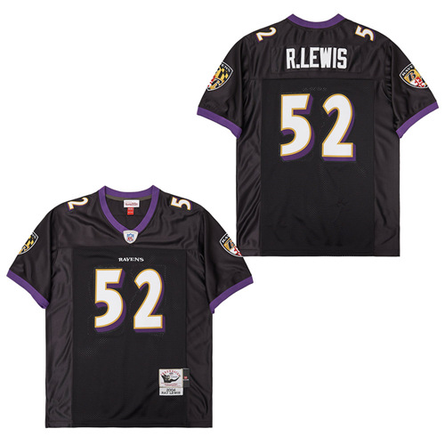 Mitchell&Ness Ravens #52 M&N Throwback Jersey 5