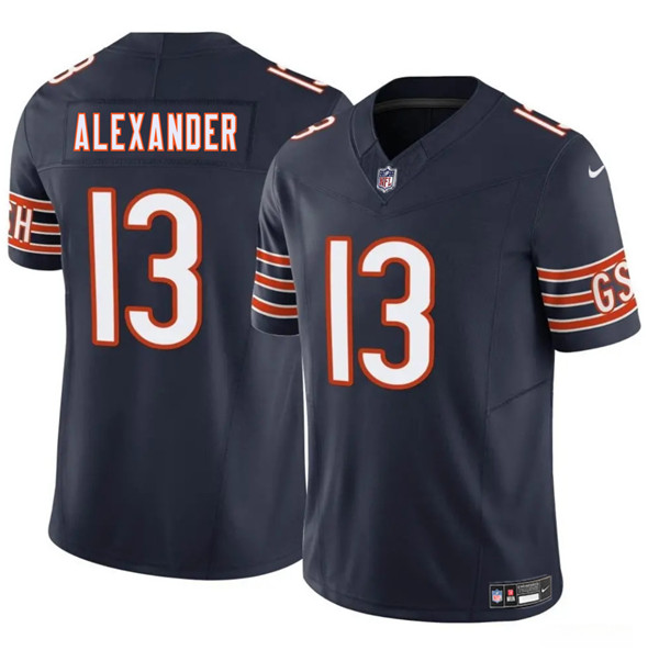 Men's Chicago Bears #13 Maurice Alexander Navy 2025 F.U.S.E. Vapor Untouchable Limited Football Stitched Jersey
