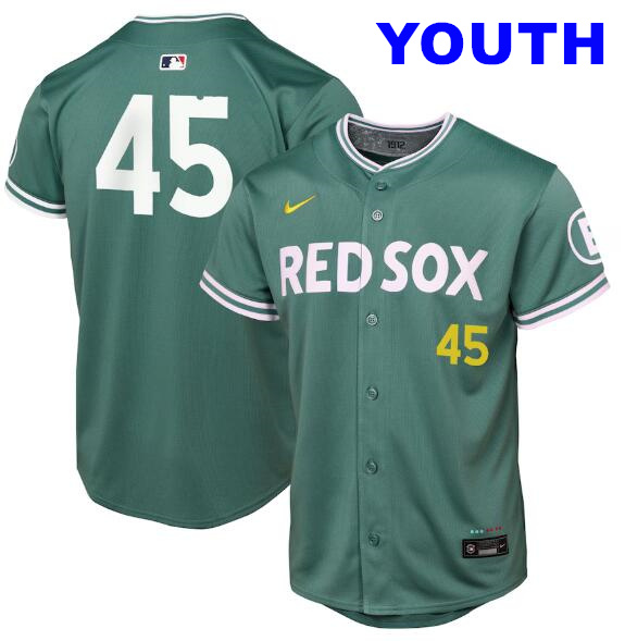 Youth Pedro Martinez Boston Red Sox #45 Nike Youth 2025 City Connect Limited Retired Player Jersey - Green