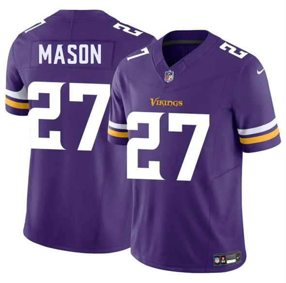 Men's Minnesota Vikings #27 Jordan Mason Purple 2025 F.U.S.E. Vapor Untouchable Limited Football Stitched Jersey
