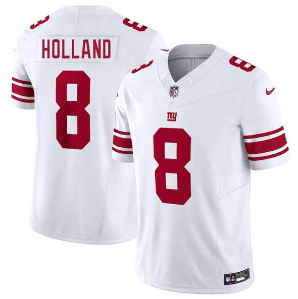 Men's New York Giants #8 Jevon Holland White 2025 F.U.S.E. Vapor Untouchable Limited Football Stitched Jersey