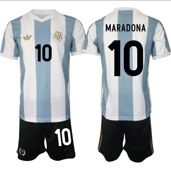 Argentina #10 MARADONA 2025-26 adidas Originals 50th Anniversary Suit Jersey