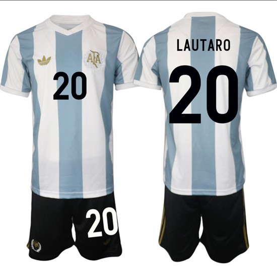 Argentina #20 LAUTARO 2025-26 adidas Originals 50th Anniversary Suit Jersey