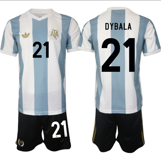 Argentina #21 DYBALA 2025-26 adidas Originals 50th Anniversary Suit Jersey