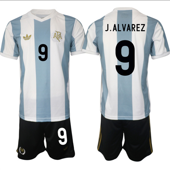 Argentina #9 J.ALVAREZ 2025-26 adidas Originals 50th Anniversary Suit Jersey